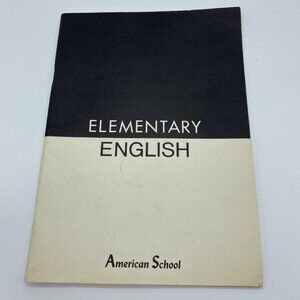 Elementary English by Charles A Ward American School Workbook 1976 Grammer